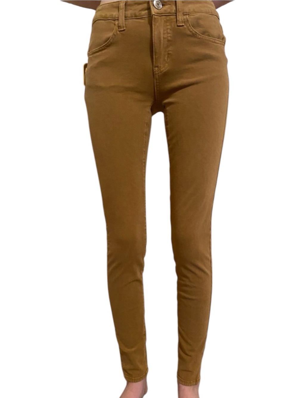 American Eagle Outfitters Skinny Jeans in Camel Brown y2k prep